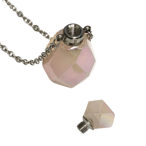 Gemstone Perfume Bottle Necklace $30