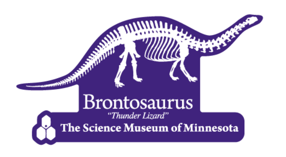 Science Museum of Minnesota Brontosaurus Magnet