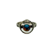 Spiny Oyster Turquoise Wheel Ring