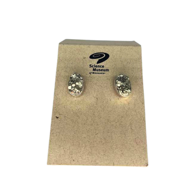 Pyrite Stud Earrings