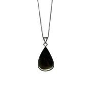 Gold Chalcopyrite Necklace