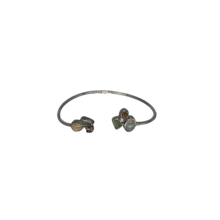 Peridot, Citrine, and Opal Cuff