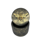 Gold Leaf Bee Jar