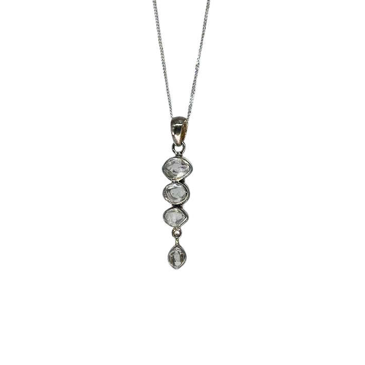 Herkimer Diamond Stacked Necklace