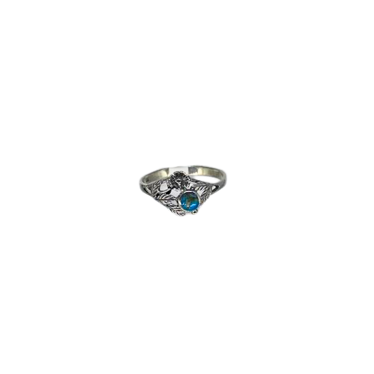 Turquoise Flower Ring