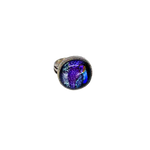 Titanium Dichroic Glass Ring