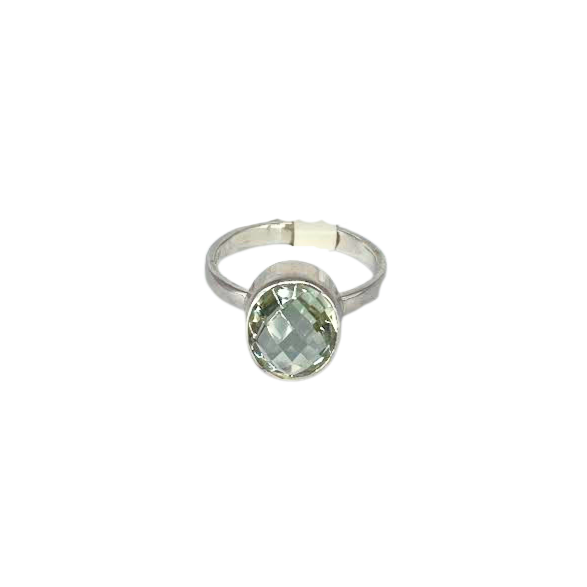 Green Amethyst Ring