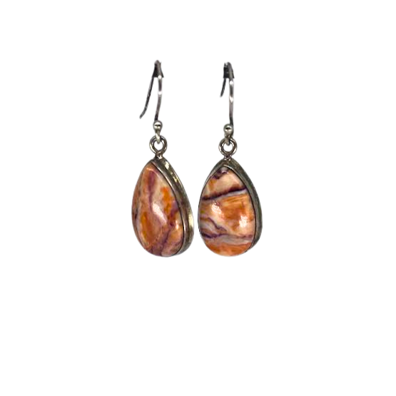 Copper Oyster Turquoise Earrings