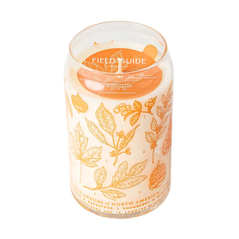 Deciduous Trees Field Guide Soy Candle