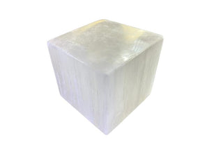 Optical Selenite Cube $30.00