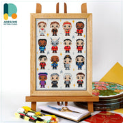 Famous Starship Heroes Counted Cross Stitch Kit