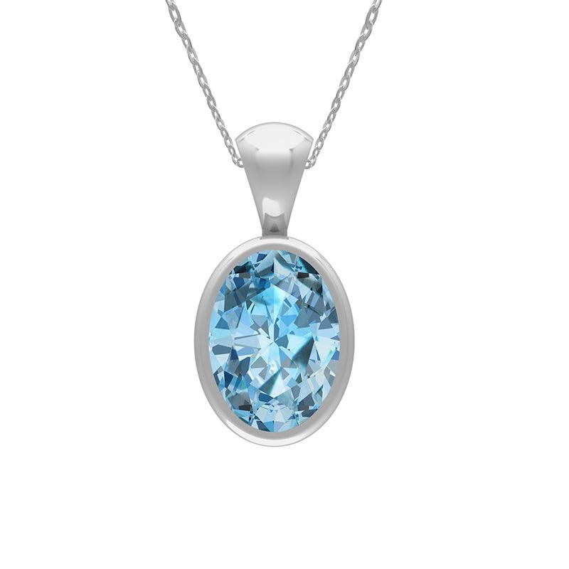 Blue Topaz Necklace