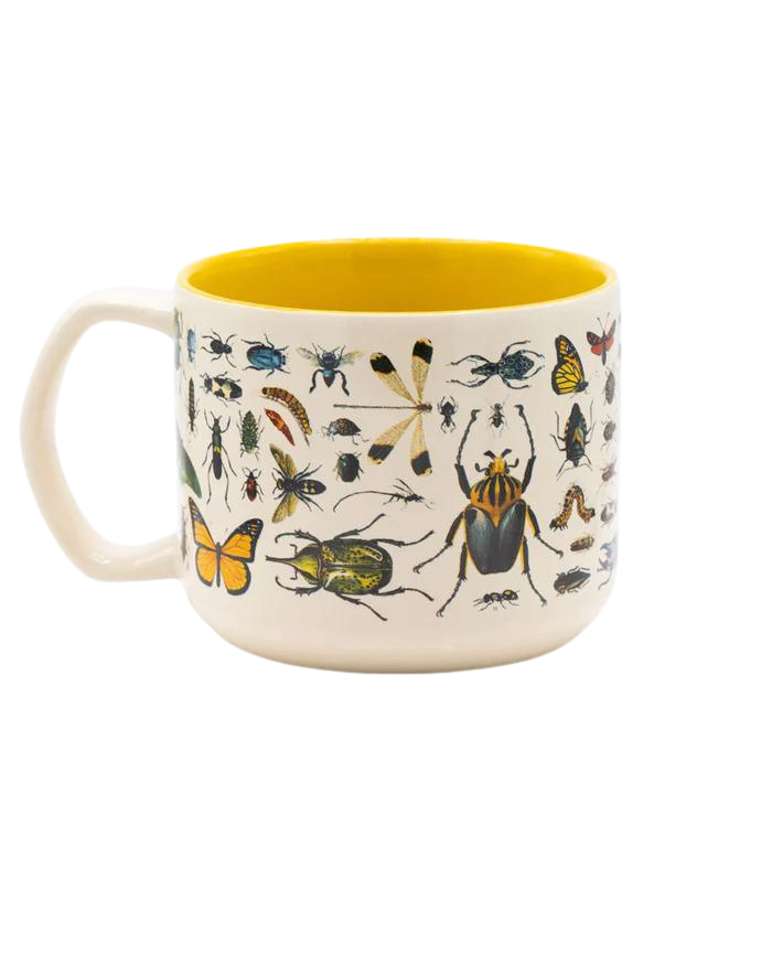 Beetles & Butterflies Ceramic Mug