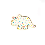 Triceratops Dino Cookie Enamel Pin