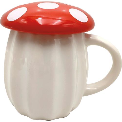 Mushroom Mug with Lid