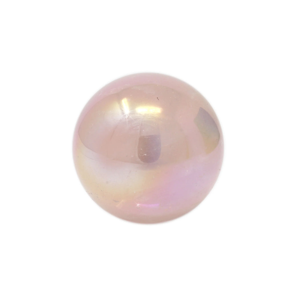 Aura Rose Quartz Sphere $6.00