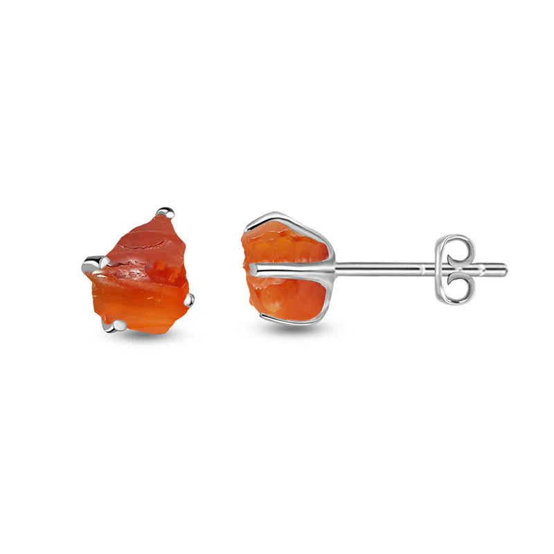Carnelian Stud Earrings $20