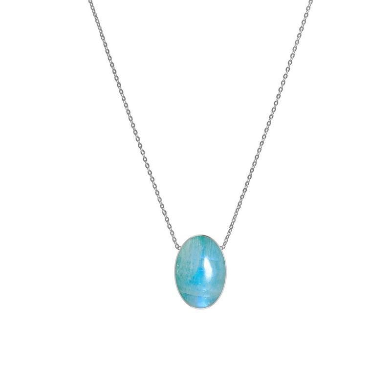 Green Moonstone Necklace $60.00