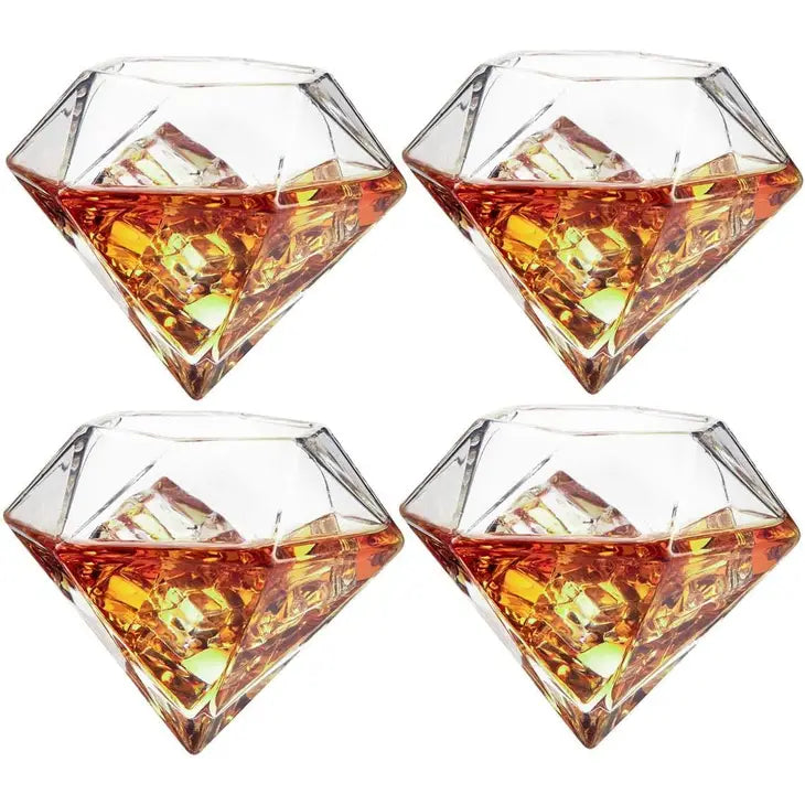 Diamond Whiskey Decanter Set