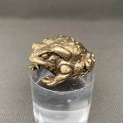 Brass Toad Figurine