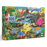 Land of Dinosaurs 100 Piece Puzzle