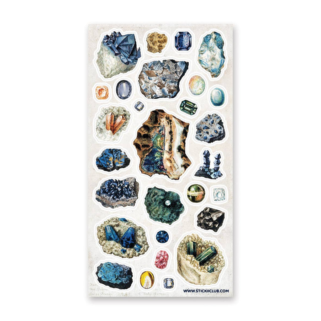 Ocean Crystals Sticker Sheet