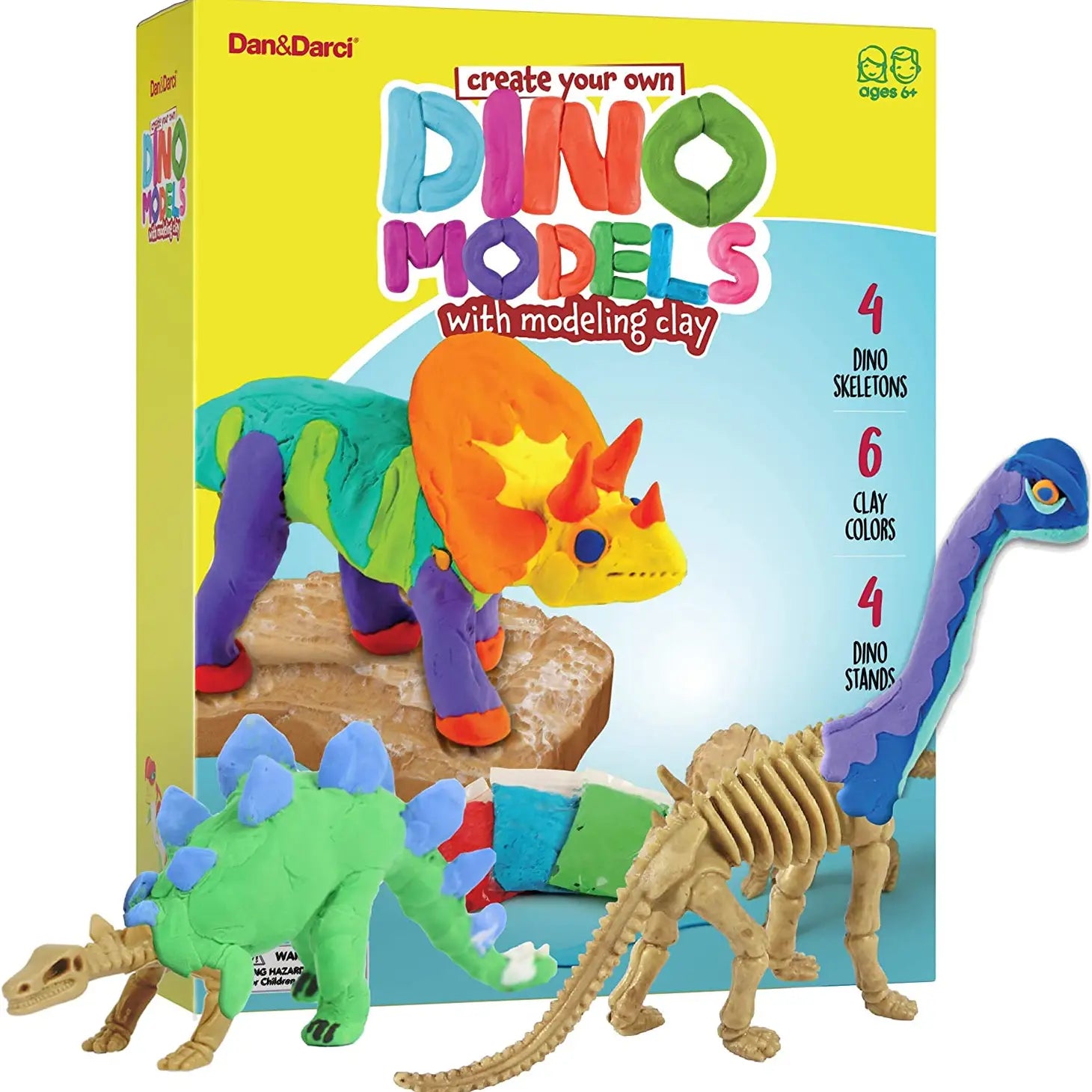 Dino Models with Clay Kit