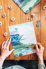 Denali National Park Paint-By-Number Kit