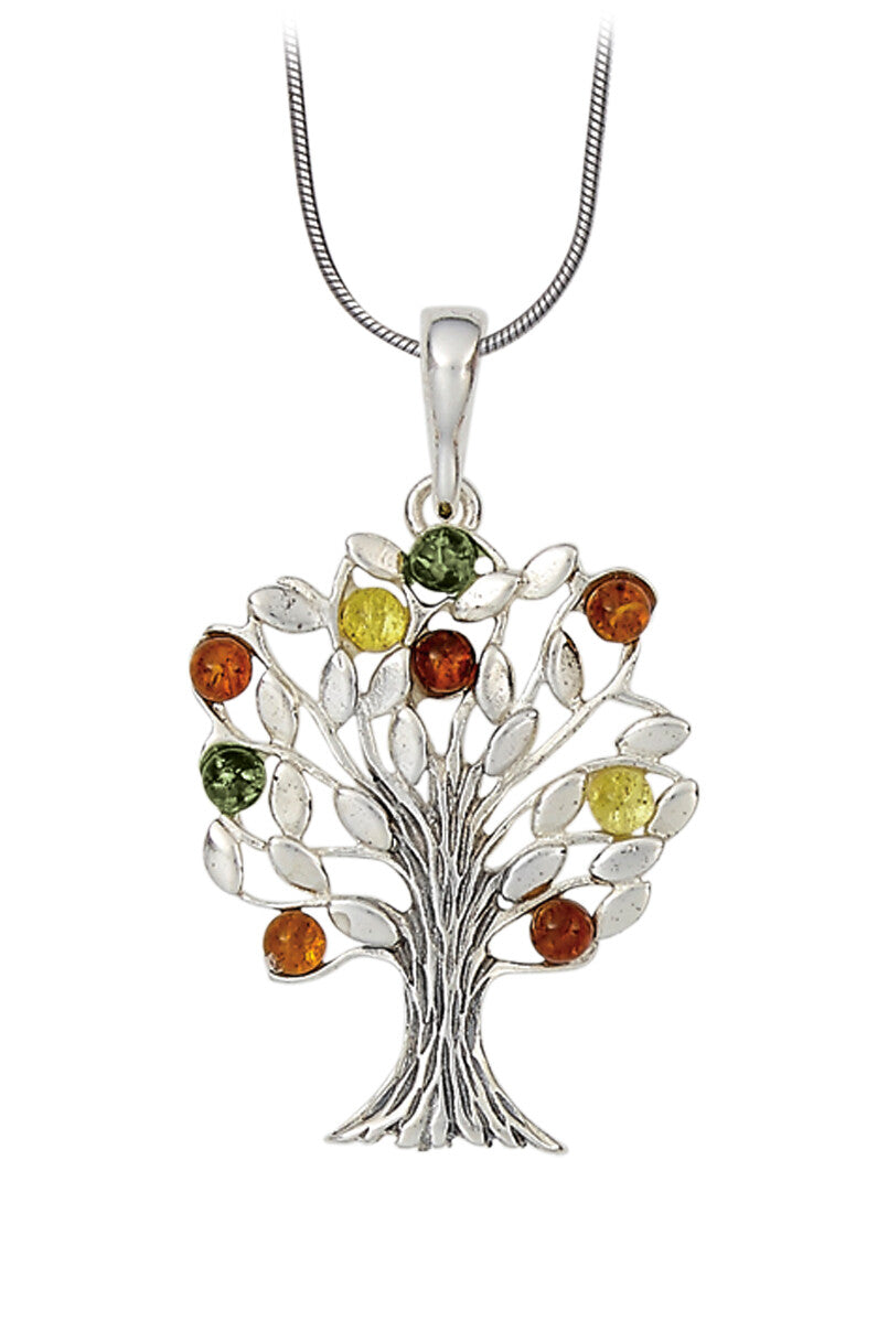 Amber Tree Necklace
