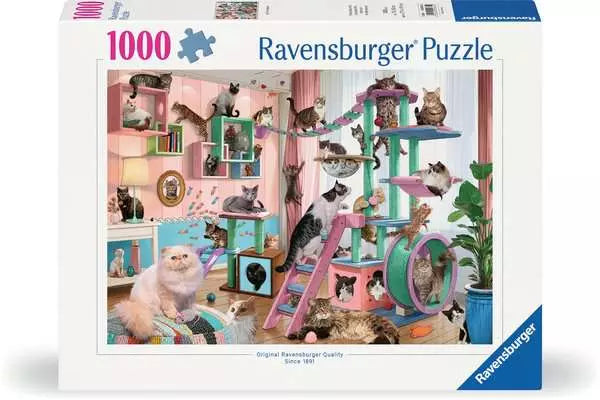 Cat Tree Heaven 1000 Piece Puzzle