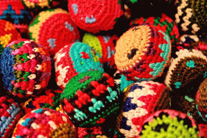 Mayan Crocheted Hacky Sack