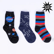 Solar System Youth Crew Socks Pack