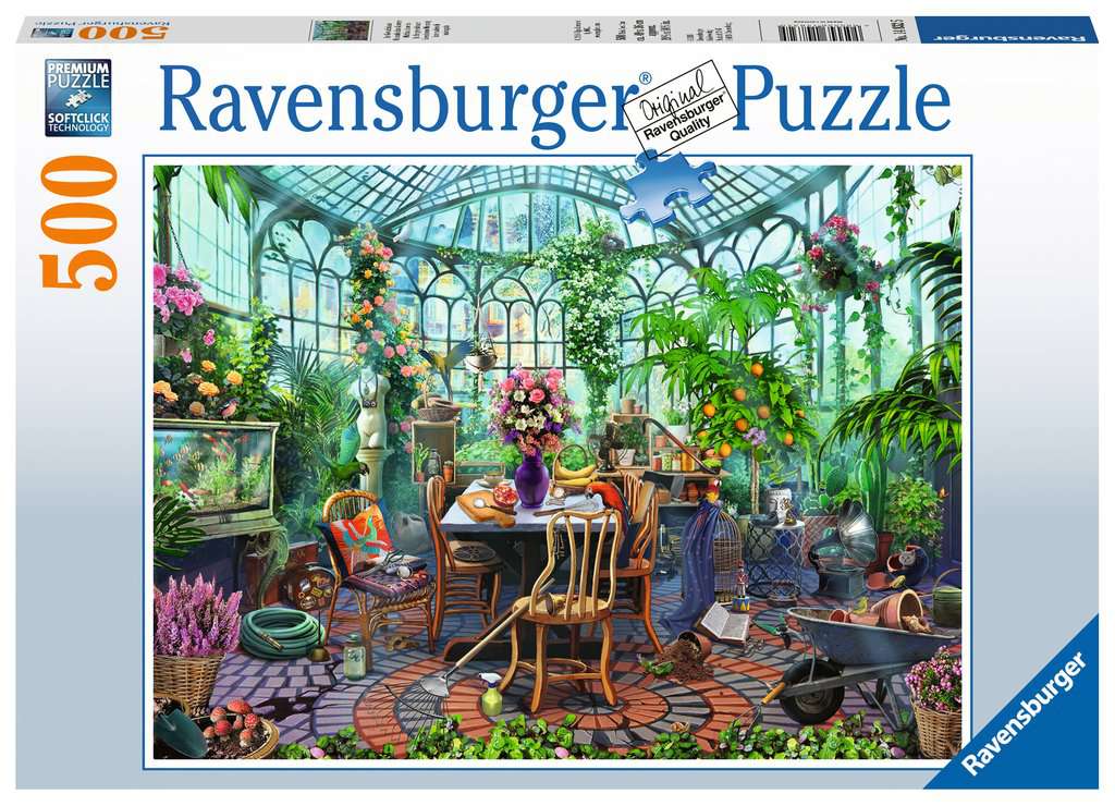 Greenhouse Morning 500 Piece Puzzle