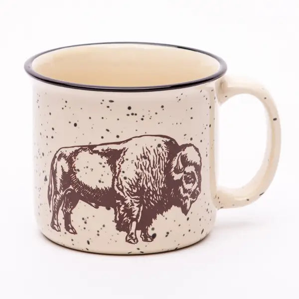 Bison Ceramic Coffee Mug