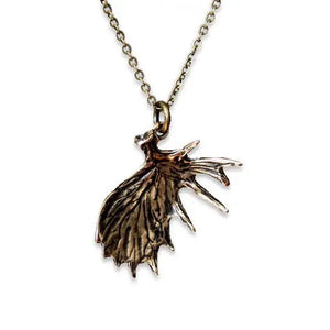 Moose Antler Bronze Necklace