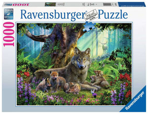 Wolves in the Forest 1000 Piece Puzzle