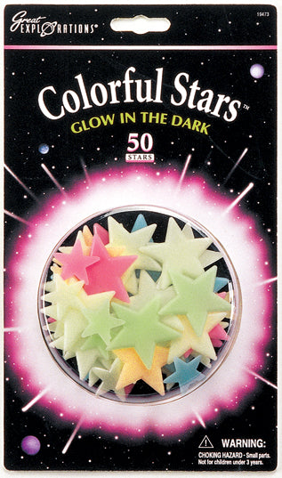 Colorful Glow in the Dark Stars