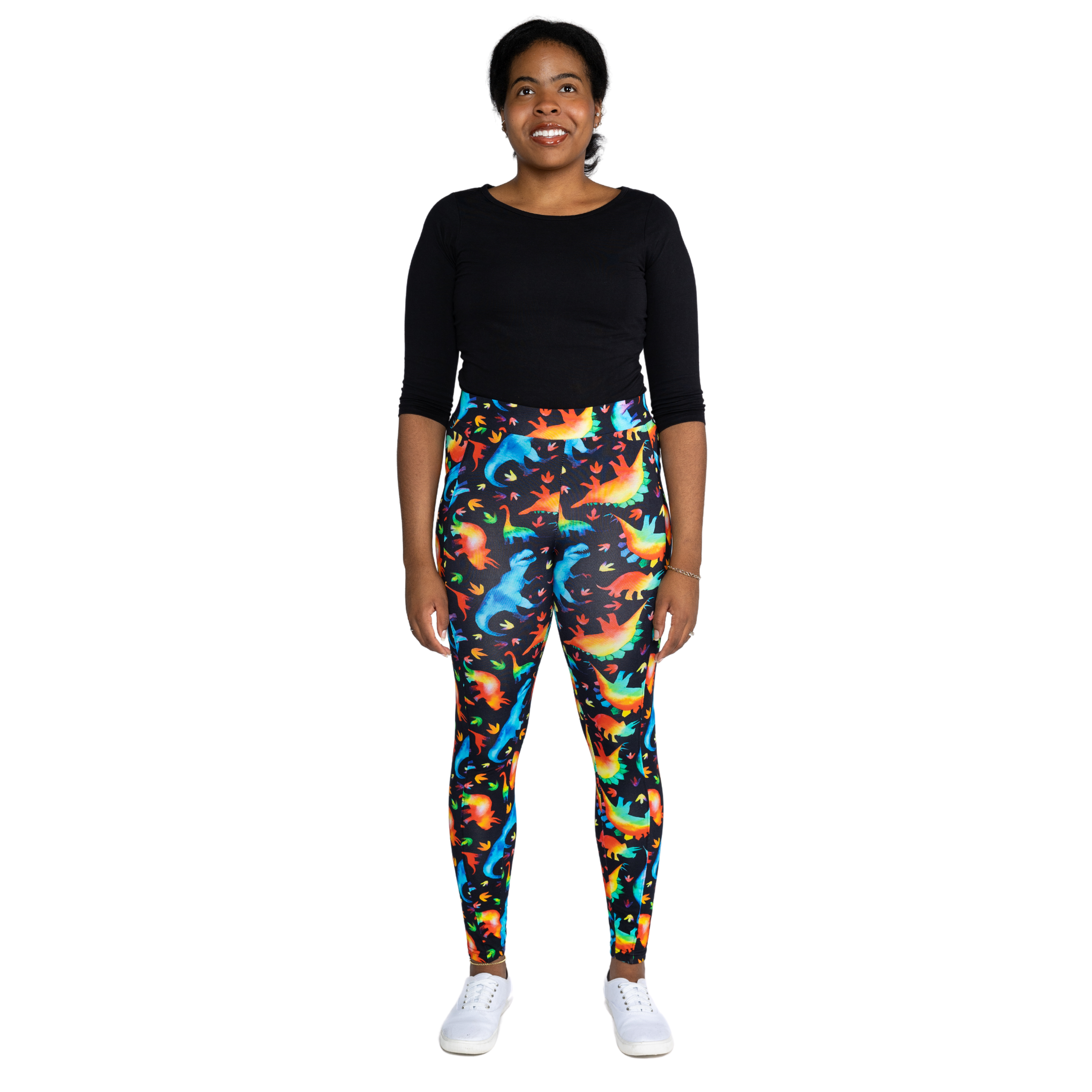 Rainbowsaurus Adult Leggings