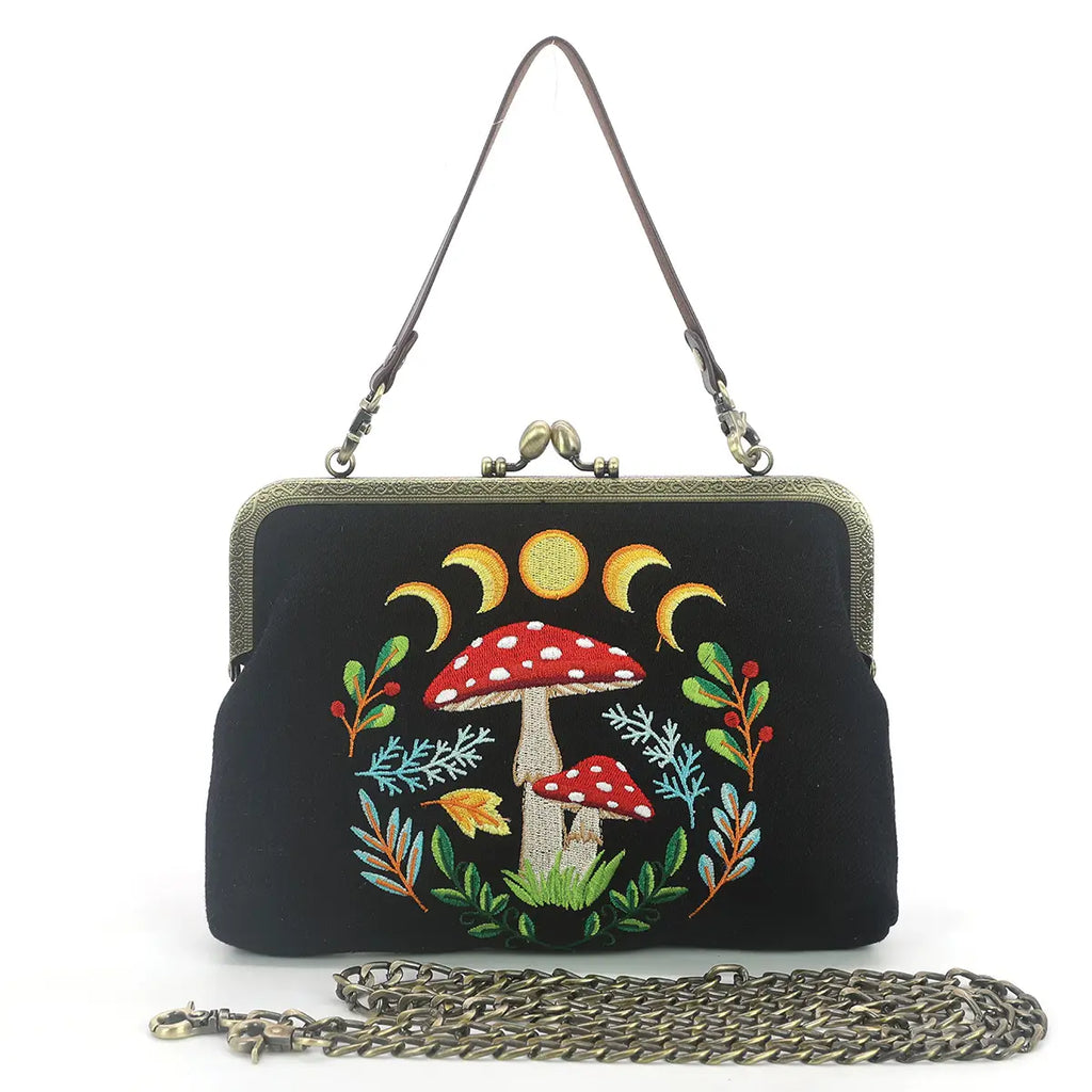 Mushroom & Moon Phases Bag