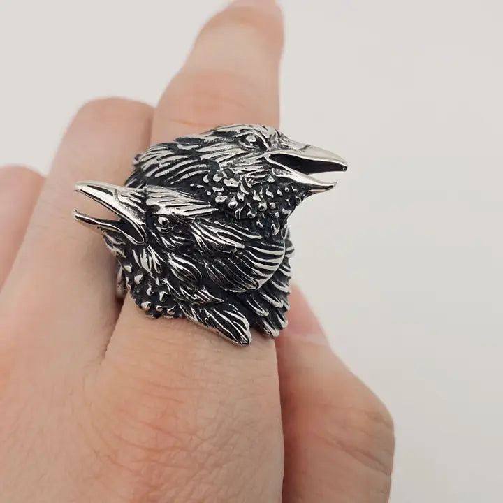 Double Raven Ring