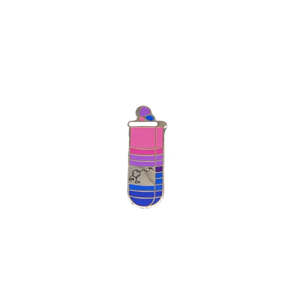 Bisexual Dopamine Enamel Pin