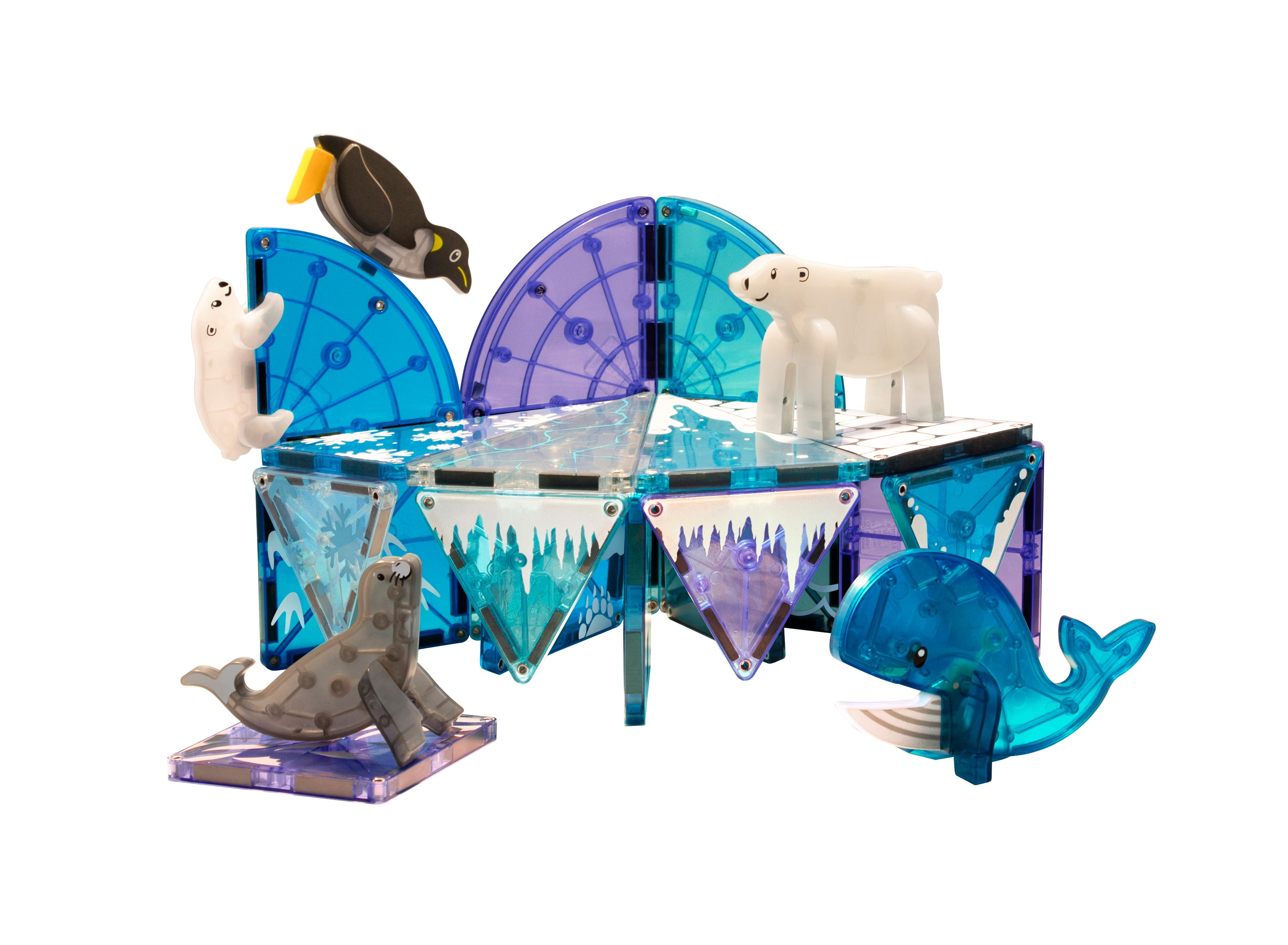 Magna-Tile Arctic Animals 25 Piece Set