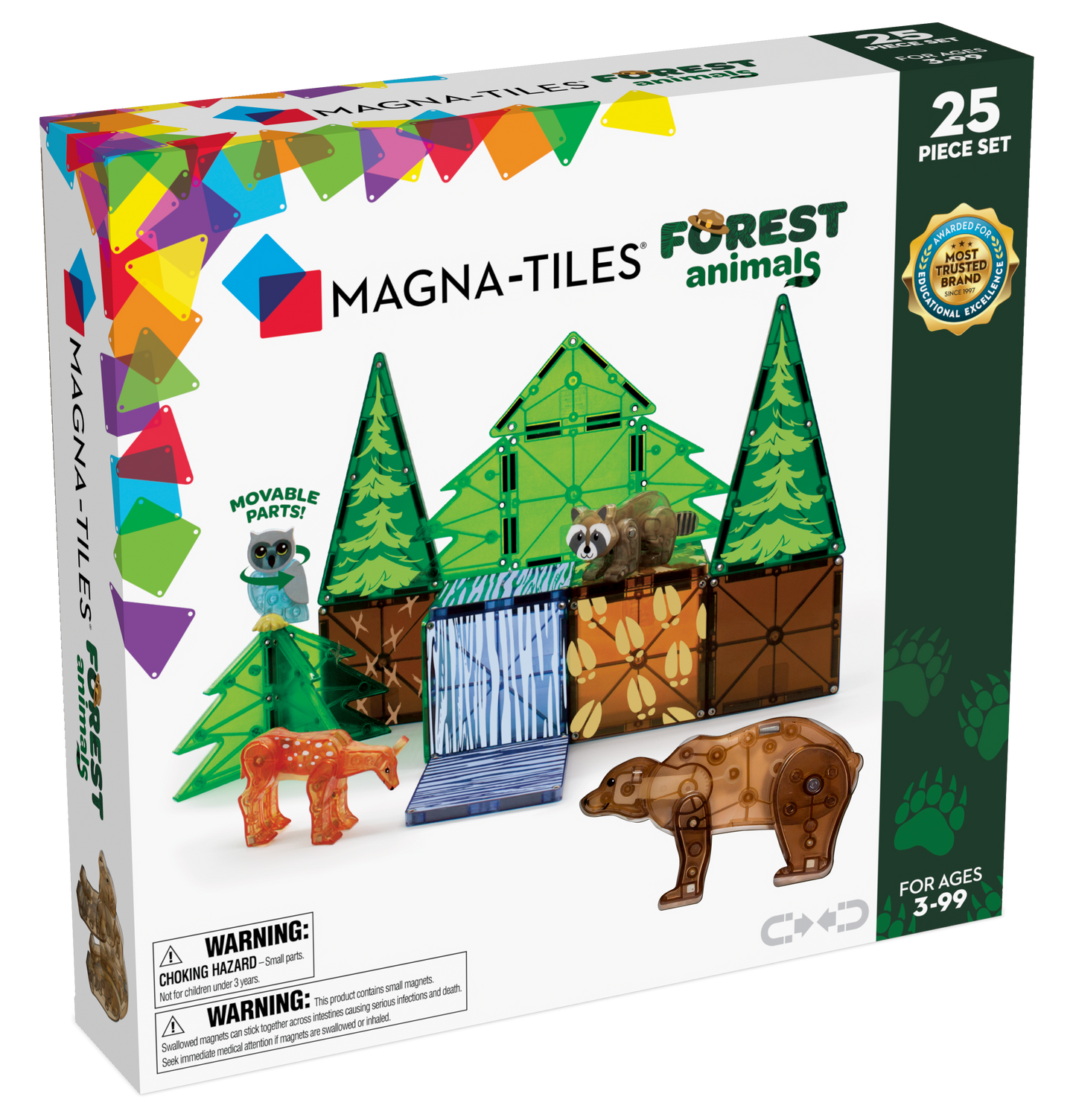 Magna-Tile Forest Animals 25 Piece Set