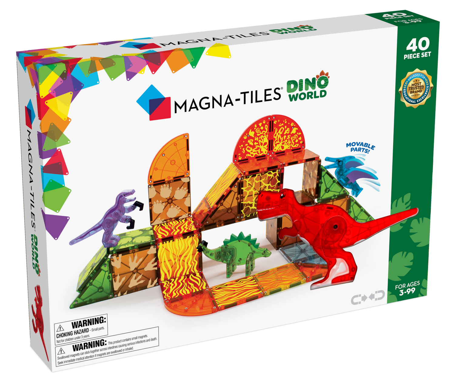 Magna-Tile Dino 40 Piece Set