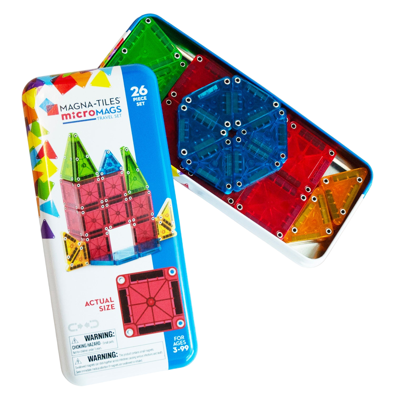 Magna-Tile MicroMags Travel Set 26 Piece