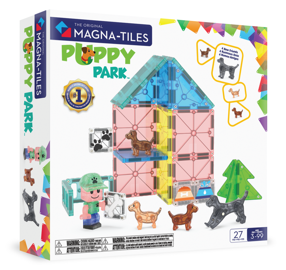 Magna-Tile Puppy Park 27-Piece Set