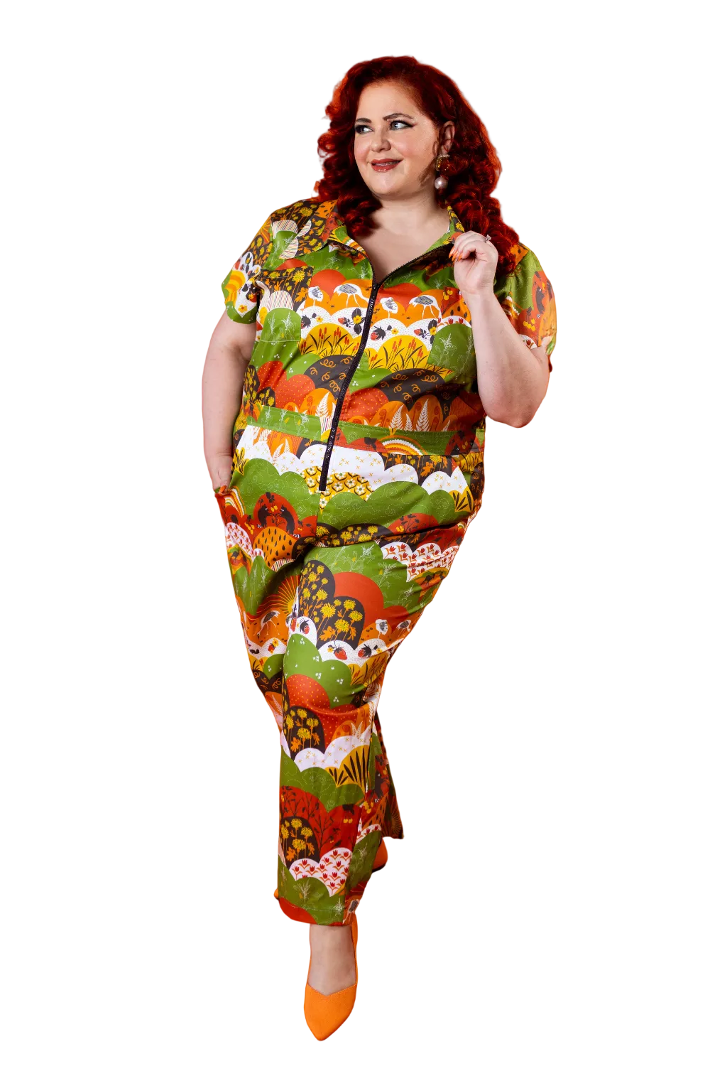 Earth-toned Meadow Jumpsuit