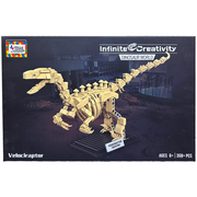 Velociraptor Skeleton Dinosaur Building Brick Kit