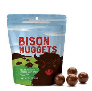 Bison Nuggets: Chocolate Covered Malt Balls