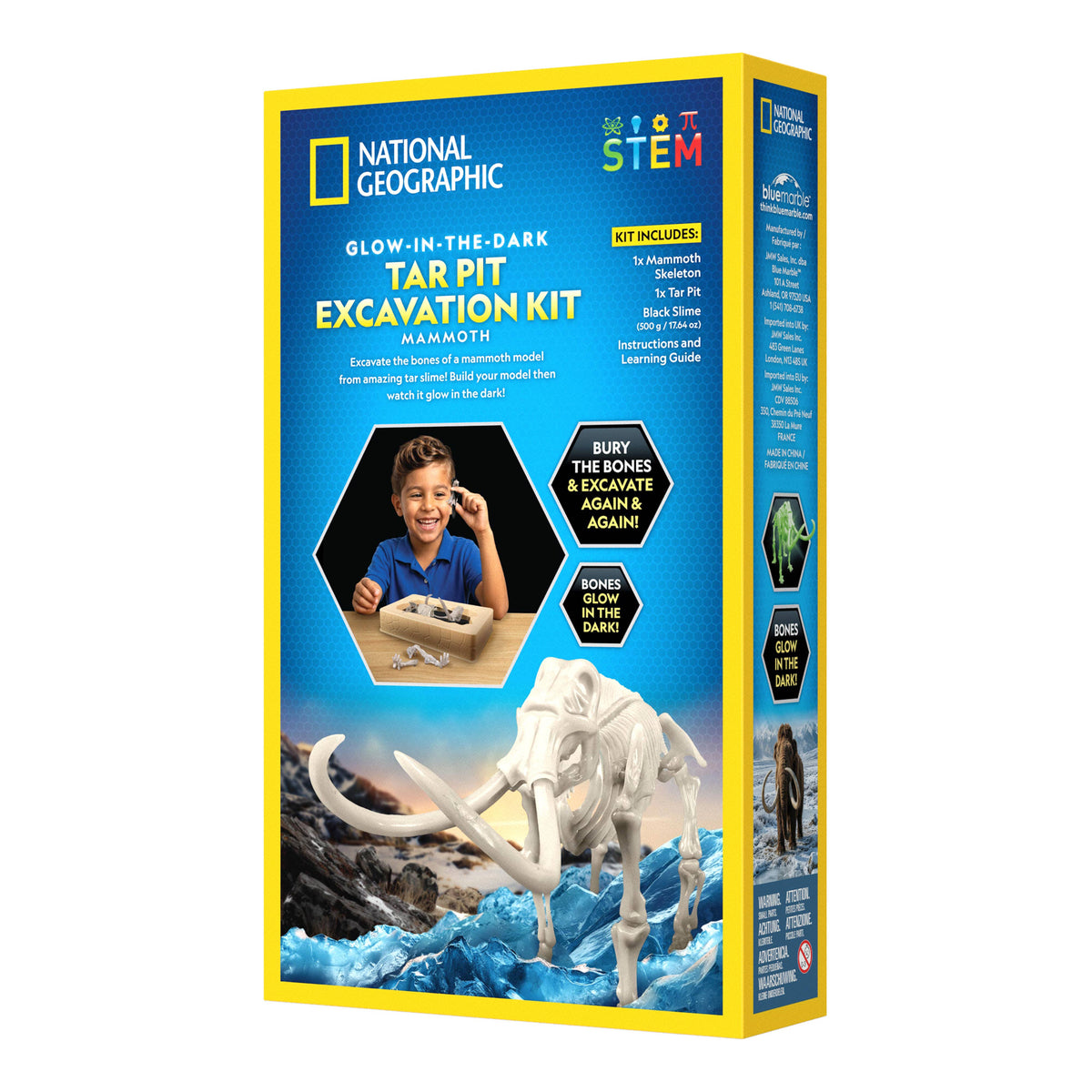 Glow-in-the-Dark Tar Pit Mammoth Excavation Kit